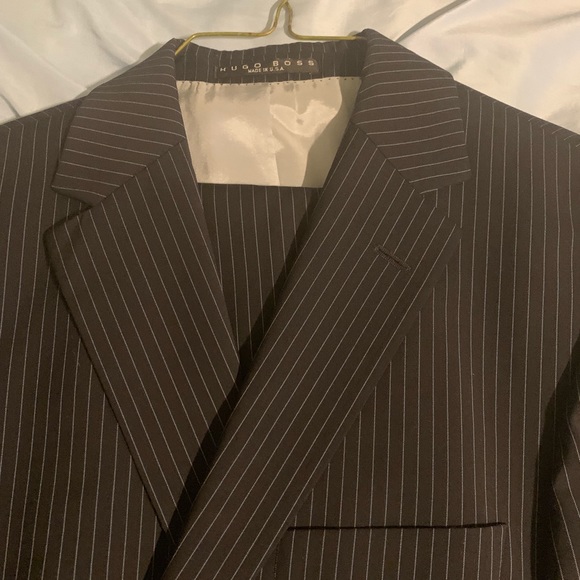 Blue pin stripe Hugo Boss suit